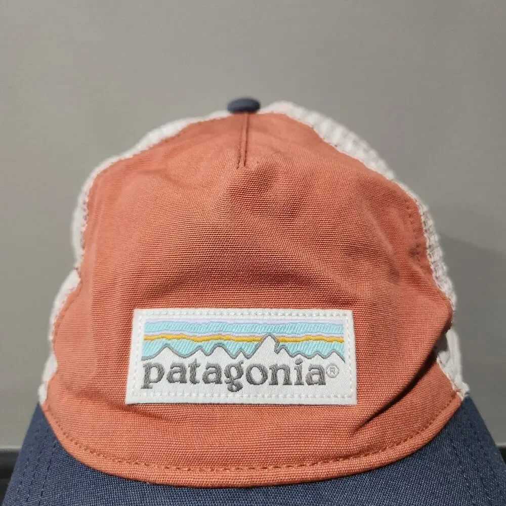 Patagonia Logo Patch Mesh Adjustable Snapback Trucker Hat‎ Cap OSFA
